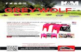 GREYWOLF - tractorseats.com · GreyWolf™ Attachments are proudly manufactured at K&M Manufacturing Co. in Renville, MN. SHIPS BY T RUCK GreyWolf™ Attachments are shipped by Truck
