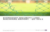 Kindsight Security Labs Malware Report – Q2 2013€¦ · Kindsight security Labs MaLware report – Q2 2013 ALCATELfiLUCENT alureon.dX is a bootkit Trojan that steals usernames,