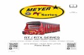 RT / RTX SERIES - Meyer Manufacturingmeyermfg.com/library/manuals/PB-RT-2W-P__7-27-18_.pdf2018/07/27  · RT / RTX SERIES PB-RT-2W-P 2015 MODEL YEAR AND LATER Parts Book FRONT AND