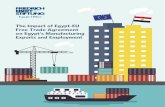 The Impact of Egypt-EU Free Trade Agreement on Egypt’s ...€¦ · The Impact of Egypt-EU Free Trade Agreement on Egypt’s Manufacturing Exports and Employment Abstract Reshaping