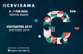 INFORME VISITANTES 2017media.feriavalencia.com/mail/marketing/2019/cevisama/img/...CEVISAMA 2019 EN CIFRAS CEVISAMA 2019 IN FIGURES Cevisama - Feria Valencia Avd. de las Ferias s/n
