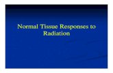Normal Tissue Responses to Radiation - RadCCORE · Normal Tissue Responses to Radiation Normal tissue response to radiation classified on the time taken to exhibit clinical injury