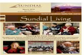 SDial March Newsletter web - Amazon S3...March 2016 Mary Ralston Resident Editor of Sundial Living St. Patty’s Party Performance Coming this month… March Birthdays…. Suzanna