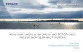 Advanced nacelle anemometry and SCADA-data, analysis ... · Advanced nacelle anemometry and SCADA-data, analysis techniques and limitations Frank Ormel ... State of the art: detection