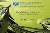 SCHOOL OF NATURAL SCIENCES SCIENCE… · Ecology: Ecology is all about interactions between organisms and the environment. We ... Discuss current research developments in plant science.