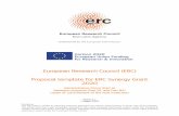 European Research Council (ERC) Proposal template for ERC Synergy Grant … · 2019-08-08 · Page 4 of 15 European Research Council Executive Agency Proposal Submission Forms Proposal