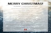 Merry Christmas! - Nordic Choice Hotels€¦ · Merry Christmas! JULBORD / CHRISTMAS BUFFET LET´S START WITH! Rescued Vintermumma (Äpple, ingefära, kanel och kardemumma) Rescued