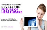 CONSUMERS IN ENGLAND REVEAL THE FUTURE OF HEALTHCARE · Accenture 2019 Digital Health Consumer Survey explains the future of healthcare in England will be about combining digital