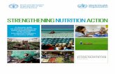 STRENGTHENING NUTRITION ACTIONClimate change and other environmental factors impact food security and people’s nutritional status and dietary choices, primarily through their effects