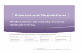 5. Professional Doctorate Assessment Regulations 2018-19 regulations/Assessmeآ  Page 5 of 42 Professional