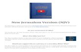 New Jerusalem Version (NJV) Bible Review · New Jerusalem Version (NJV) The following is a written summary of our full-length video review featuring excerpts, discussions of key issues