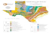 GEOLOGY OF TEXAS · Weches, Queen City, and Reklaw Fms.) (Ec1) Wilcox and Midway Groups (EPA) Navarro and Taylor Groups (Ku2) Fredericksburg and L. Washita Groups (KI2) Trinity Group