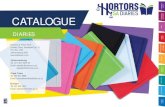 HORTORS Diaries CATALOGUE 2018 - Waterfront Ink · COMMERCIAL DIARIES CORPORATE & MANAGEMENT POCKET DIARIES FILOFAXES JOURNALS & NOTEBOOKS MOM & WOW DIARIES SCHOOL DIARIES, CALENDARS