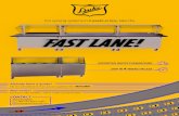 Fast Lane Flyer - Duke Manufacturing CompanyTubular Solid TRAYSLIDES (standard length) Fast Lane Flyer (7.01.2019) ACCESSORIES OR OR 956 Series 830 Series 500 Series Fixed Hinged BRACKETS
