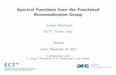 Spectral Functions from the Functional Renormalization Group · 2018-01-17 · Spectral Functions from the Functional Renormalization Group Jochen Wambach ECT*, Trento, Italy Seminar