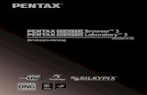 PENTAX Photo - (Version 3.10) Bruksanvisning...PENTAX PHOTO Browser 3 och PENTAX PHOTO Laboratory 3 (9 språk: engelska, franska, tyska, spanska, italienska, ryska, kinesiska [traditionell
