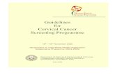 Guidelines for Cervical Cancer Screening Programme EQA/CCSP Guidelines.pdf · Guidelines for Cervical Cancer Screening Programme lReos t;rs K. Raamamoorthy Joint Secretary Tele :