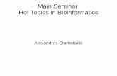Main Seminar Hot Topics in Bioinformaticssco.h-its.org/exelixis/web/teaching/seminar2015/seminar2.pdf · Motivation Little is known about efficient barrier implementations on multi-cores