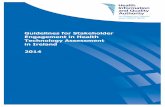 Guidelines for Stakeholder Engagement in Health ......Guidelines for Stakeholder Engagement in Health Technology Assessment in Ireland Health Information and Quality Authority 7 The