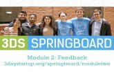 Module 2: Feedback - storage.googleapis.com€¦ · Module 2: Feedback 3daystartup.org ... Why Lean Startup? • Create order in the (unavoidable) chaos of a startup ... 1-4 of the