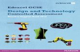 Design and Technology - Pearson qualifications...1 GCSE Design and Technology Version 2012 Controlled Assessment Teacher Support Book Unit 1: Creative Design and Make Activities What’s