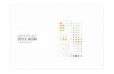 ARYZTA AG 2012 AGM · – Financial Review & FY 2012 Summary (Patrick McEniff, CFO/COO) ... Reporting Segments Food Europe ARYZTA AG Food Rest of World Origin Enterprises plc 95 million