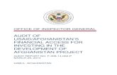 Audit of USAID/Afghanistan's Financial Access for Investing in the … · 2018-06-29 · Audit of USAID/Afghanistan’s Financial Access for Investing in the Development of Afghanistan