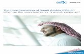The transformation of Saudi Arabia 2016-30 What …cdn.advent.com/.../REP_Transformation_of_Saudi_Arabia.pdf(IMF), the net foreign assets of the Saudi Arabian Monetary Agency (SAMA