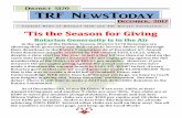‘Tis the Season for Giving · 2017-12-15 · ‘Tis the Season for Giving Rotarian Generosity is in the Air In the spirit of the Holiday Season, District 5170 Rotarians are showing