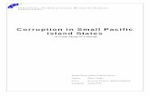 Corruption in Small Pacific Island States231881/FULLTEXT01.pdf · 2009-08-18 · iii Master’s Thesis within Political science Title: Corruption in Small Pacific Island States -
