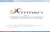 D2.3 FITMAN Verification & Validation Generic Assessment Package · 2017-04-24 · FITMAN Verification & Validation Generic Assessment Package 20/09/13 – V1.0 Document Owner: Giacomo