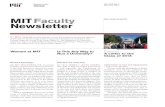 MIT Faculty Newsletter, Vol. XXX No. 5, May/June 2018web.mit.edu/fnl/volume/305/fnl305.pdf · MIT Faculty Newsletter May/June 2018 3 experience of the coming classes. Note that by