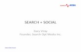 SEARCH + SOCIAL-WN-SOCIAL … · Google on landing page quality, design, and usability. Social Signals ‐December 2010 ‐Google and Bing confirmed that they use social signals in