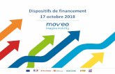 Dispositifs de financement 17 octobre 2018 - Mov'eo · 2018-10-17 · 3 AU PROGRAMME •Présentation de plusieurs appels à projets • INNOV’UP • EDMS • Concours d’Innovation