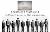 Differentiation in the classroom · CPD Learning Outcomes (Part 1) • To explore individual and group understanding of differentiation • To identify perceived obstacles which may