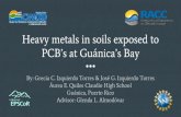 Heavy metals on soils exposed to PCB in Guanica’s …epscor.w3.uvm.edu/pdf/2016_symposium/05_Almodovar_Glenda...Heavy metals in soils exposed to PCB’s at Guánica’sBay By: Grecia