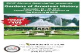 SIUE Alumni Association presents Gardens of American History · E Days 1, 2 Sheraton New York, New York,New York Days 3, 4 Sonesta Hotel Philadelphia, Philadelphia,Pennsylvania Day