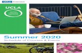 UCLA Extension Osher (OLLI) Summer 2020 Brochure · 2020-05-06 · Schedule of Courses & Events 91850-20 Not printed at state expense. Printed with green ink on recycled paper. Summer