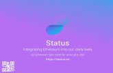 Status - EthFansupyun-assets.ethfans.org/uploads/doc/file/32cef539e34d41...REACT NATIVE Welcome to Status Tap this message to set your password & get started! Today Console Active