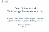 Data Science and Technology Entrepreneurshipsmaskey/dste/lectures/Data...collection, Customer development, Business Model Canvas, Minimum Viable Product development! ! ! Stage 2!(4