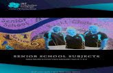 SENIOR SCHOOL SUBJECTS - Marrara Christian …SENIOR SCHOOL SUBJECTS Subject Selection & NTCET Course Information | Years 10, 11 & 12 Learning Together – Bringing Hope to the World