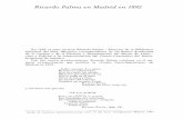 Ricardo Palma en Madrid en 1892 - COnnecting REpositories · 2017-04-29 · Ricardo Palma en Madrid en 1892 53 Academia correspondiente de Méjico, por unanimidad de votos, y aceptada
