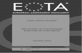 EAD 330232-00-0601 MECHANICAL FASTENERS FOR USE IN … · 2017-12-15 · European Assessment Document - EAD 330232-00-0601:2016-10 5/58 ©EOTA 2016 1 SCOPE OF THE EAD 1.1 Description