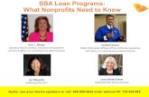 SBA Loan Programs: What Nonprofits Need to Know · There is no obligation to take the loan if offered. Applicants can have an existing SBA Disaster Loan and still qualify for an EIDL