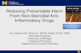 Reducing Preventable Harm From Non-Steroidal …...Reducing Preventable Harm From Non-Steroidal Anti-Inflammatory Drugs Amy Barton Pai, Pharm.D., BCPS, FASN, FCCP, FNKF Associate Professor