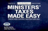 2 0 1 7 S E R I E S MINISTERS’ TAXES MADE EASY · juris doctor from Regent University School of Law, where he was editor-in-chief of the Regent University Law Review. Michael is