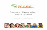 Georgia Shape Research Symposium: Abstracts Abstract...Research Symposium Book of Abstracts October 5, 2015 UGA Hotel and Conference Center BEFORE/AFTER SCHOOL Resources (pgs.1-4)
