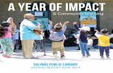 SALINAS PUBLIC LIBRARY · Salinas Youth Initiative – David & Lucile Packard Foundation Fund of the Community Foundation for Monterey County $14,000 PLP Innovation & Technology Grant