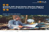 Global Off-Grid Solar Market Report Semi-Annual Sales and ......Global Off-Grid Solar Market Report Semi-Annual Sales and Impact Data The Voice of the Off-Grid Solar EnergyIndustry