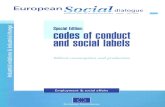 Special Edition: codes of conduct and social Effectiveness of codes of conduct and social labels can